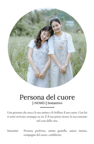 Crea il tuo Poster "Herzensmensch" personalizzato e unico