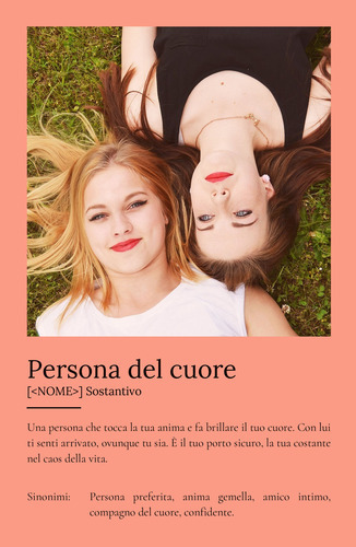 Crea il tuo Poster "Herzensmensch" personalizzato e unico