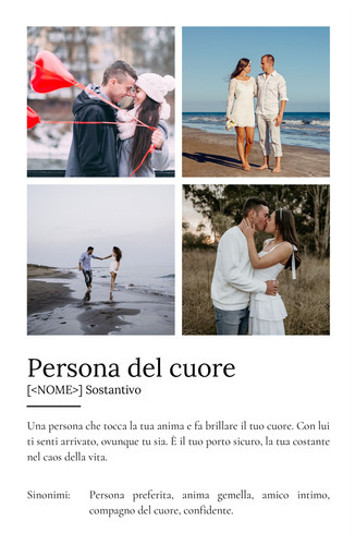 Crea il tuo Poster "Herzensmensch" personalizzato e unico