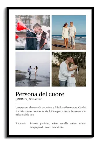 Crea il tuo Poster "Herzensmensch" personalizzato e unico