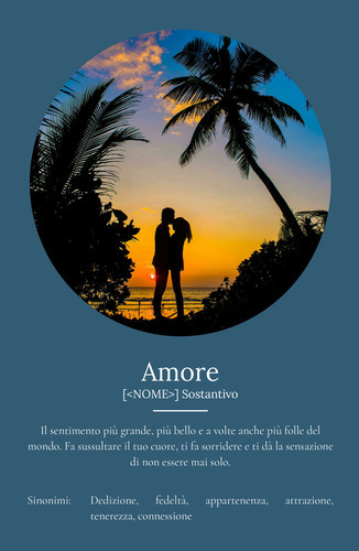 Crea il tuo Poster 'Amore': Definizione e foto personalizzati