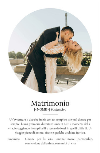 Crea il tuo Poster Matrimonio Personalizzato con definizione e foto