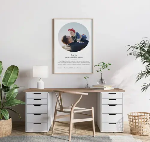 Poster Definizione "Papà" Personalizzato