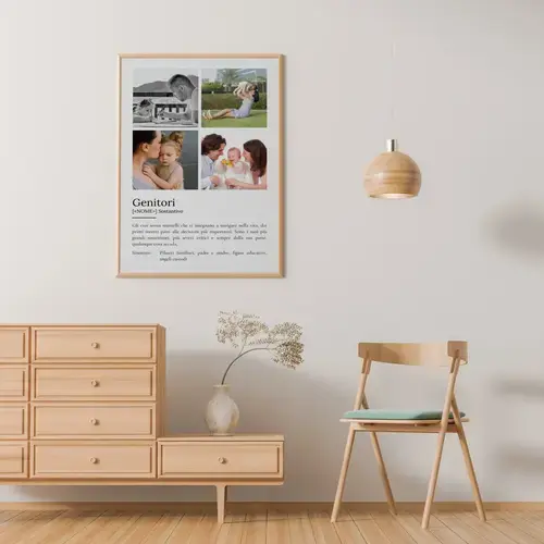 Poster Definizione 'Genitori' Personalizzato