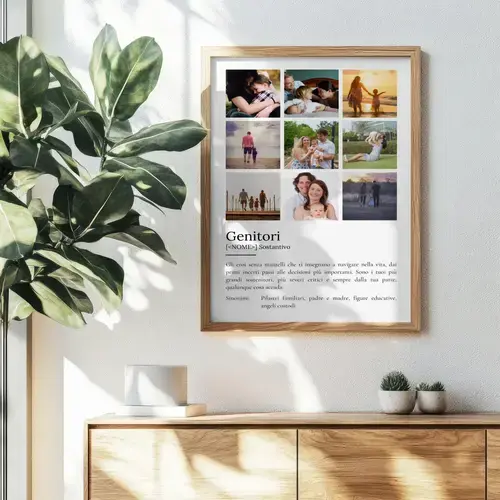 Poster Definizione 'Genitori' Personalizzato