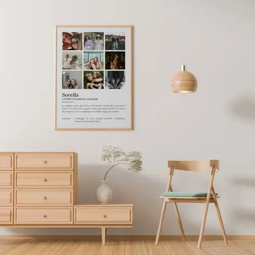 Poster definizione 'Sorella' personalizzabile