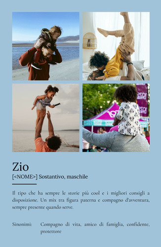 Crea il tuo poster zio personalizzato con foto e testo esclusivo!