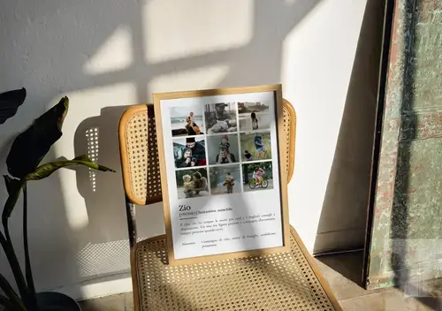 Poster Definizione "Zio" - Personalizzabile