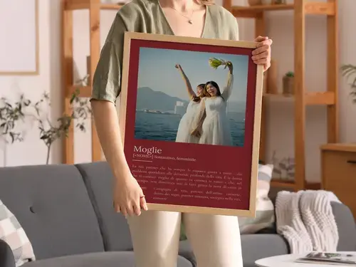 Poster Definizione "Moglie" Personalizzato