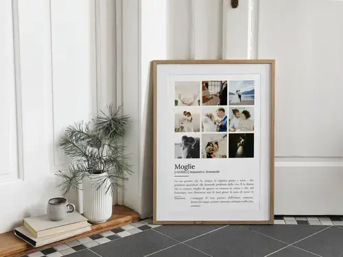 Poster Definizione "Moglie" Personalizzato