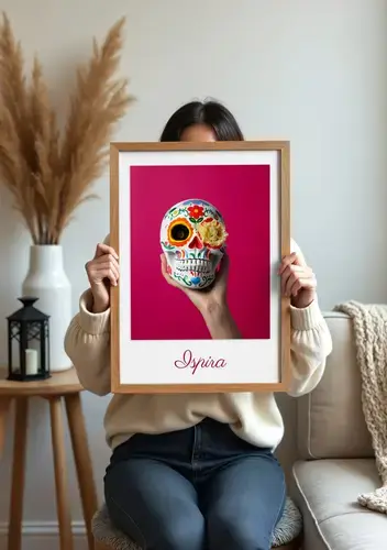 Poster Personalizzato Teschio Artistico