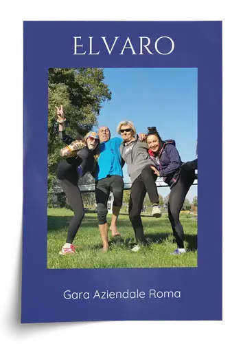 Modello collage foto per corsa aziendale