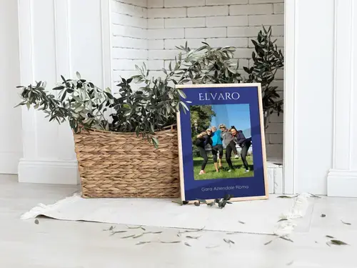 Modello collage foto per corsa aziendale