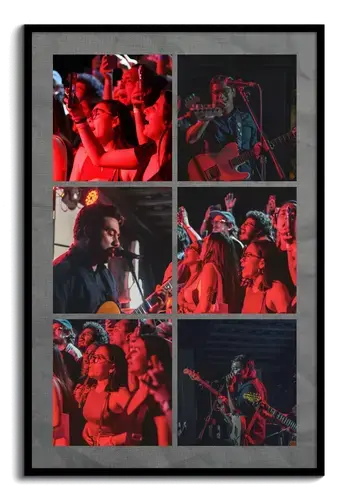 Collage concerto con testo personalizzabile