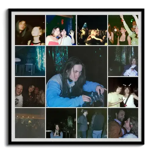 Collage concerto con testo personalizzabile