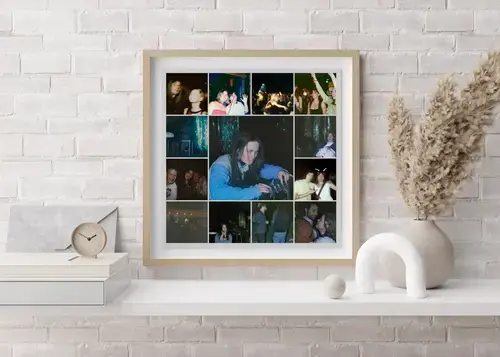 Collage concerto con testo personalizzabile