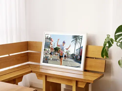 Collage foto per maratona ed eventi sportivi