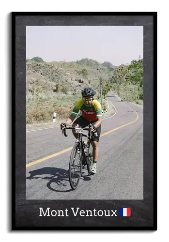 Collage bici da corsa con testo personalizzato