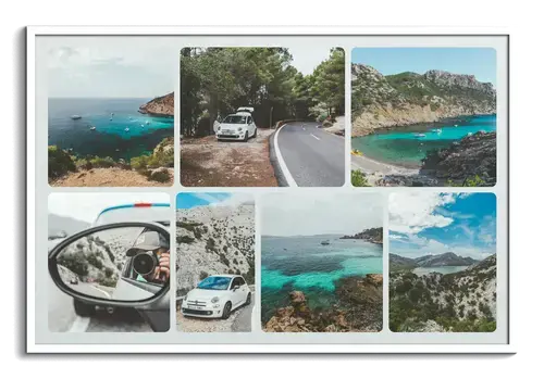 Collage foto Roadtrip con testo personalizzato