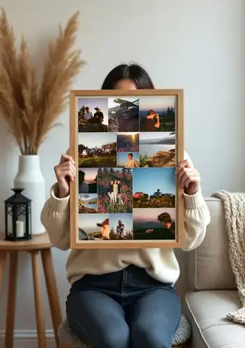 Collage foto Roadtrip con testo personalizzato