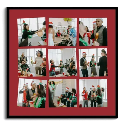 Collage festa di Natale aziendale