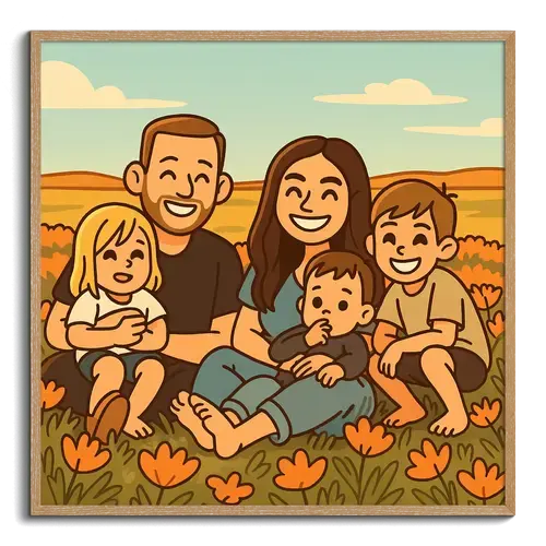 Selfie in comic/fumetto con IA: anime, sticker