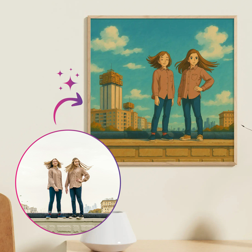 Conversione foto in stile anime con IA