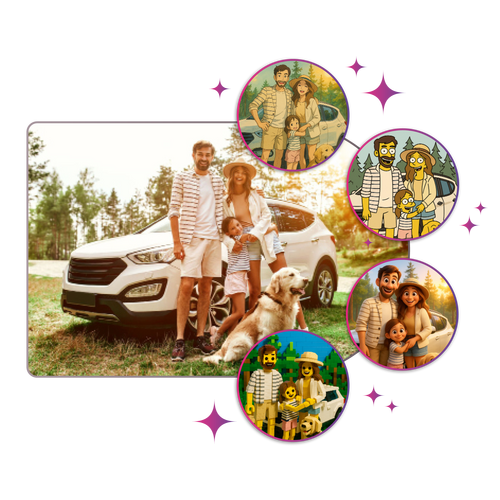 Conversione foto in stile anime con IA