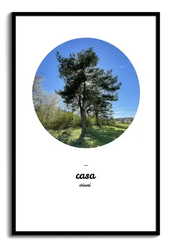 Stampa casa Arte individuale con foto e testo personali