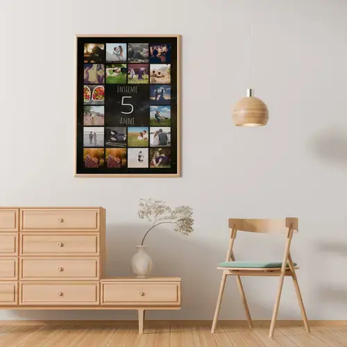 Collage numero 5: 5° anniversario, 5 anni insieme