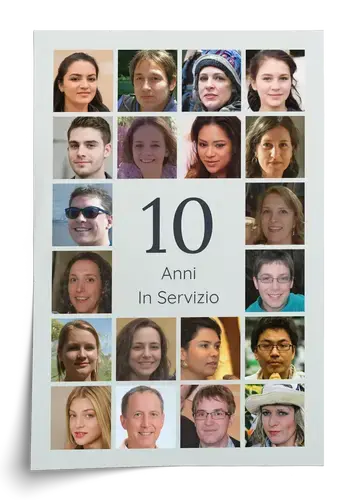 Crea Collage di Foto Numero 10: nome, auguri, 20–80 foto - 10 anni: nozze, azienda Crea Collage di Foto Numero 10: nome, auguri, 20–80 foto - 10 anni: nozze, azienda