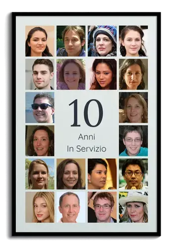 Crea Collage di Foto Numero 10: nome, auguri, 20–80 foto - 10 anni: nozze, azienda Crea Collage di Foto Numero 10: nome, auguri, 20–80 foto - 10 anni: nozze, azienda