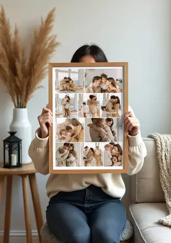 Collage Familiare Personalizzata - Momenti Speciali