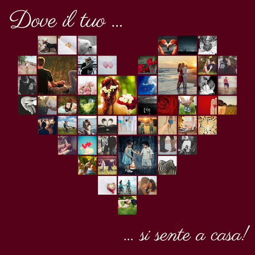 Crea il tuo cuore di foto personalizzato per catturare momenti speciali