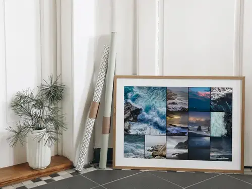 Nebbia e Temporali: Collage Paesaggi Premium