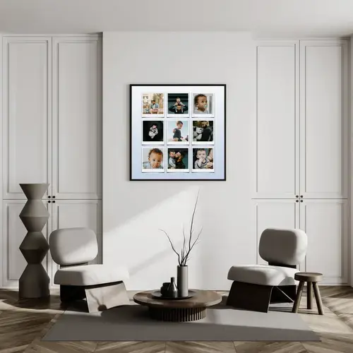 Collage di foto per papà con testi personalizzati