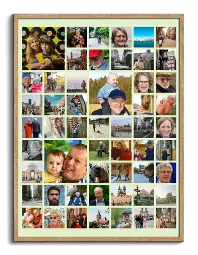 Crea il tuo Foto-Collage Famiglia con cornice personalizzabile!