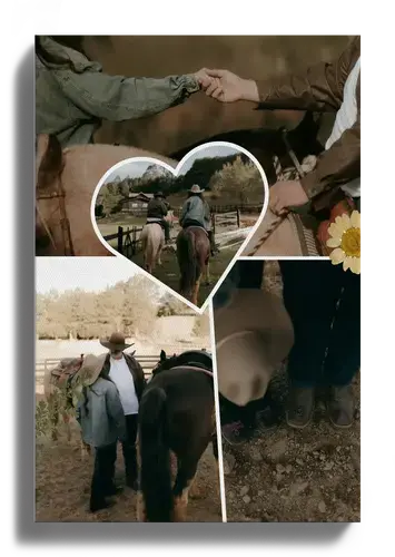 Collage scrapbook pulita momenti preferiti