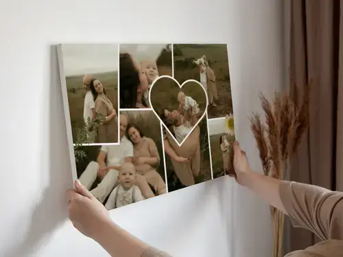 Collage scrapbook pulita momenti preferiti