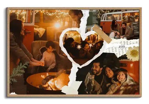 Collage scrapbook viaggio personalizzabile