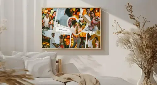 Collage scrapbook viaggio personalizzabile