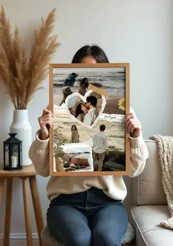 Collage scrapbook viaggio personalizzabile