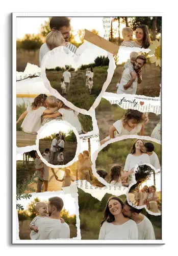 Collage scrapbook momenti preferiti