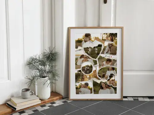 Collage scrapbook momenti preferiti