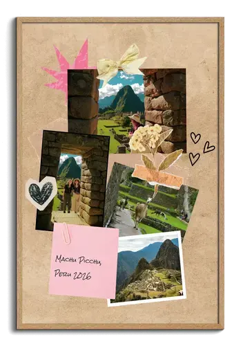 Collage Scrapbook Sunny di viaggio