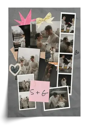 Collage scrapbook matrimonio Sunny
