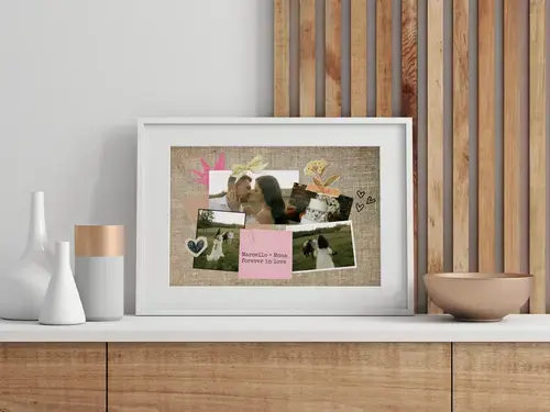 Collage scrapbook matrimonio Sunny