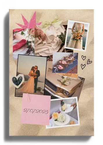 Collage scrapbook matrimonio Sunny