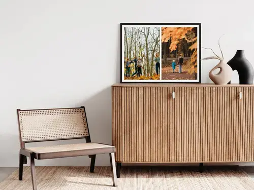 Collage Autunnali: Paesaggi e Famiglia