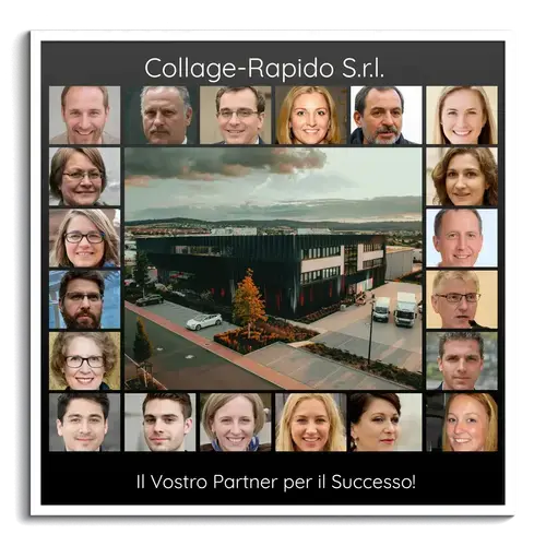 Esempio di collage fotografico per le foto dell azienda dipendenti e squadre